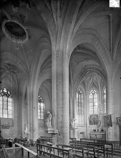 Vue intérieure du choeur, vers le nord-est