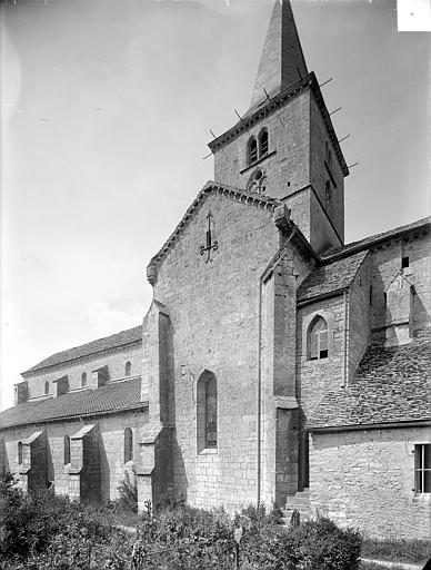 Façade sud : transept et clocher