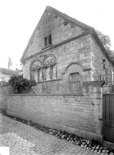 Pignon de la façade sur rue