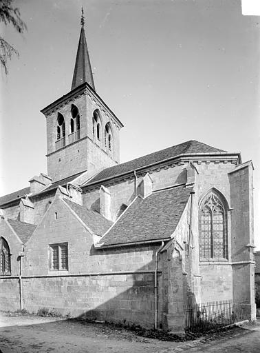 Façade sud : Abside et clocher