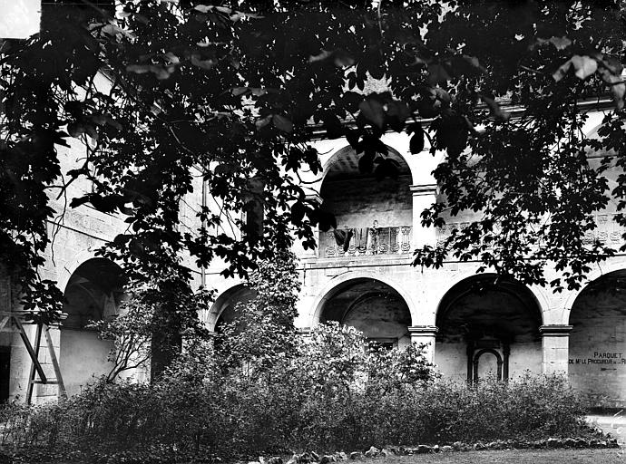 Cloître : Arcades et jardin