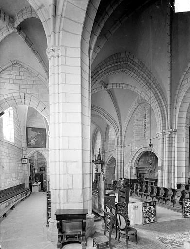 Vue intérieure du choeur vers le sud-est