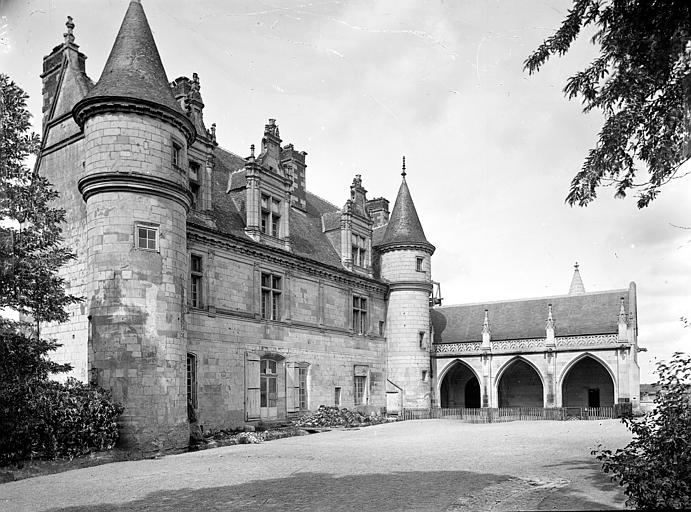 Aile Louis XII et galerie en retour, côté sud-est