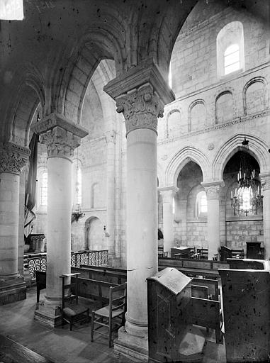 Vue intérieure du choeur, vers le sud