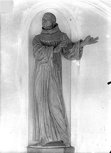 Statue en bois : Saint Pascal Baylon