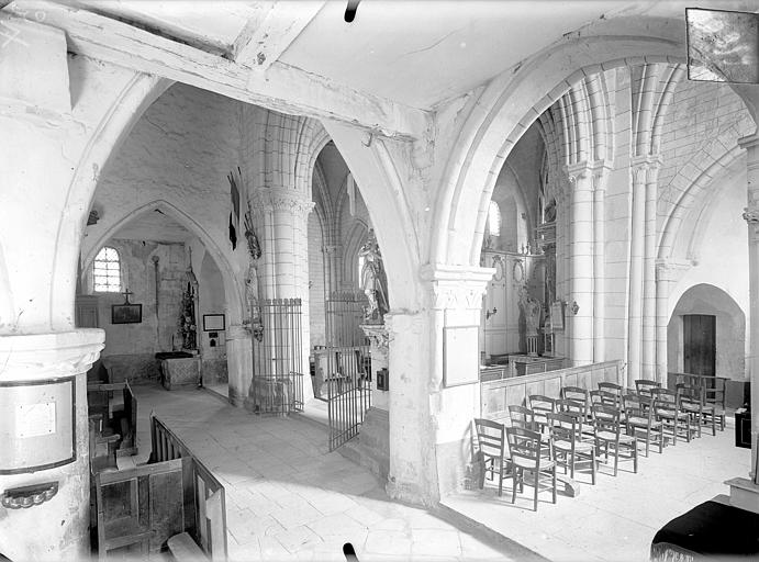 Vue intérieure du transept, vers le nord-est