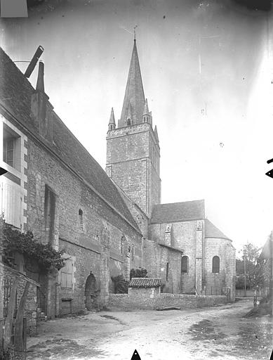 Eglise - Clocher et abside, côté sud