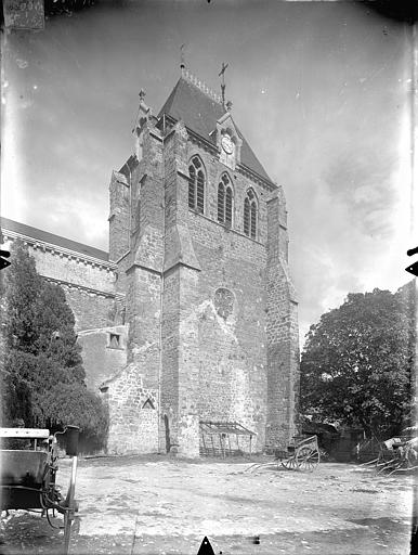 Façade sud : Clocher