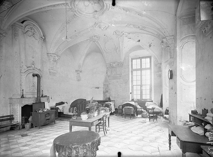 Parloir (à l'angle nord-est du cloître) : Vue intérieure