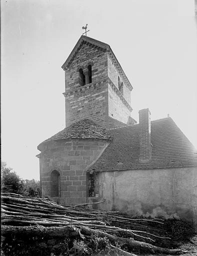 Clocher et abside, côté sud-est