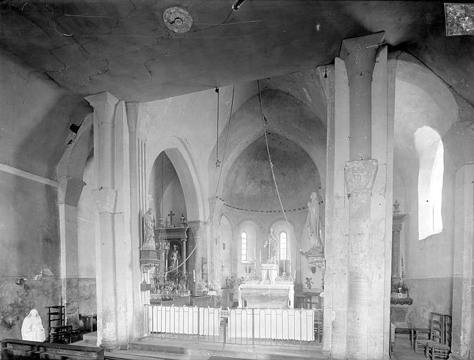 Vue intérieure du choeur