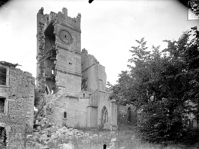 Façade sud : Clocher