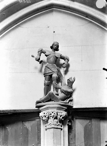 Statue, saint Michel