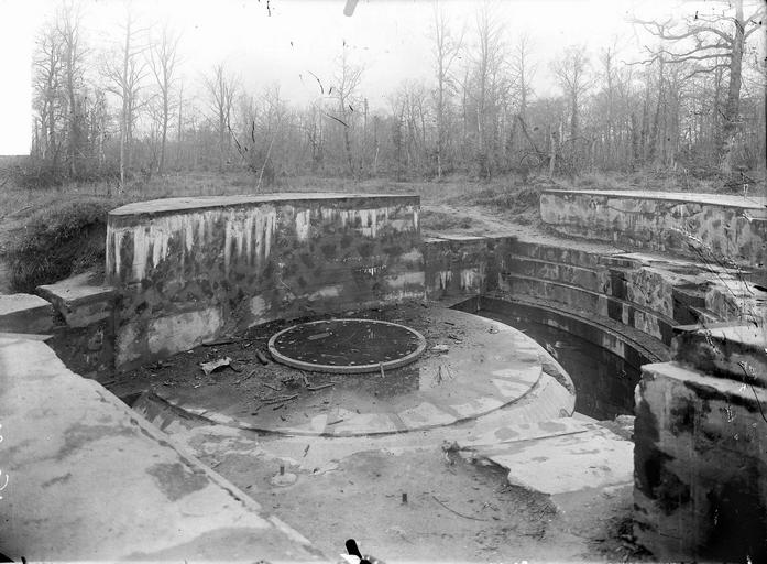 Emplacement de la pièce ayant tiré sur Compiègne