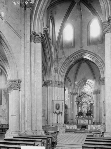 Travée de la nef et du choeur