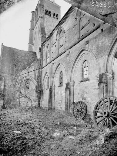 Façade nord, partie