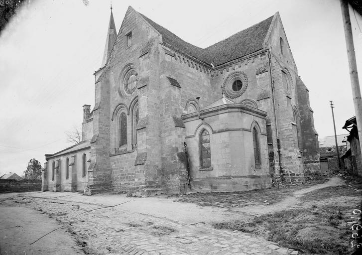 Transept et abside, au sud