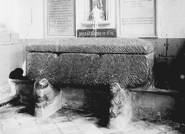 Sarcophage de saint Erkembode