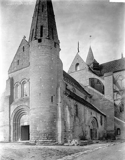 Côté sud-ouest, clocher