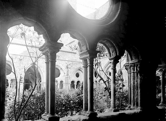 Cloître: galerie et cour