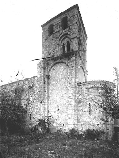 Abside et clocher, au sud