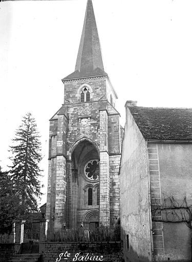 Clocher, façade ouest