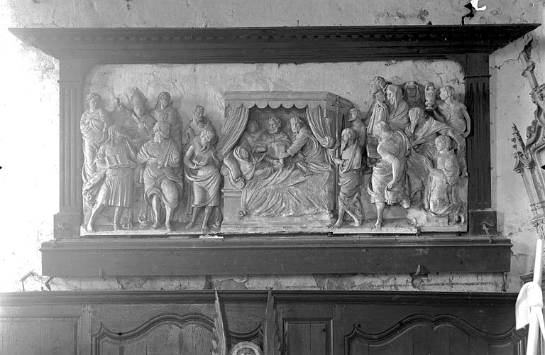 Haut-relief, Mort de la Vierge