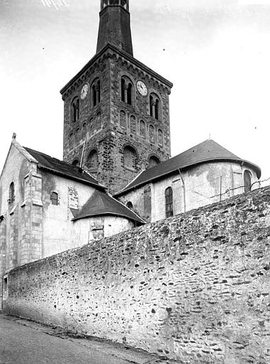 Abside, clocher, bras sud du transept