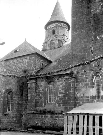 Façade nord avant restauration des toitures