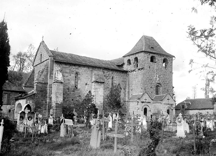 Angle sud-ouest et cimetière