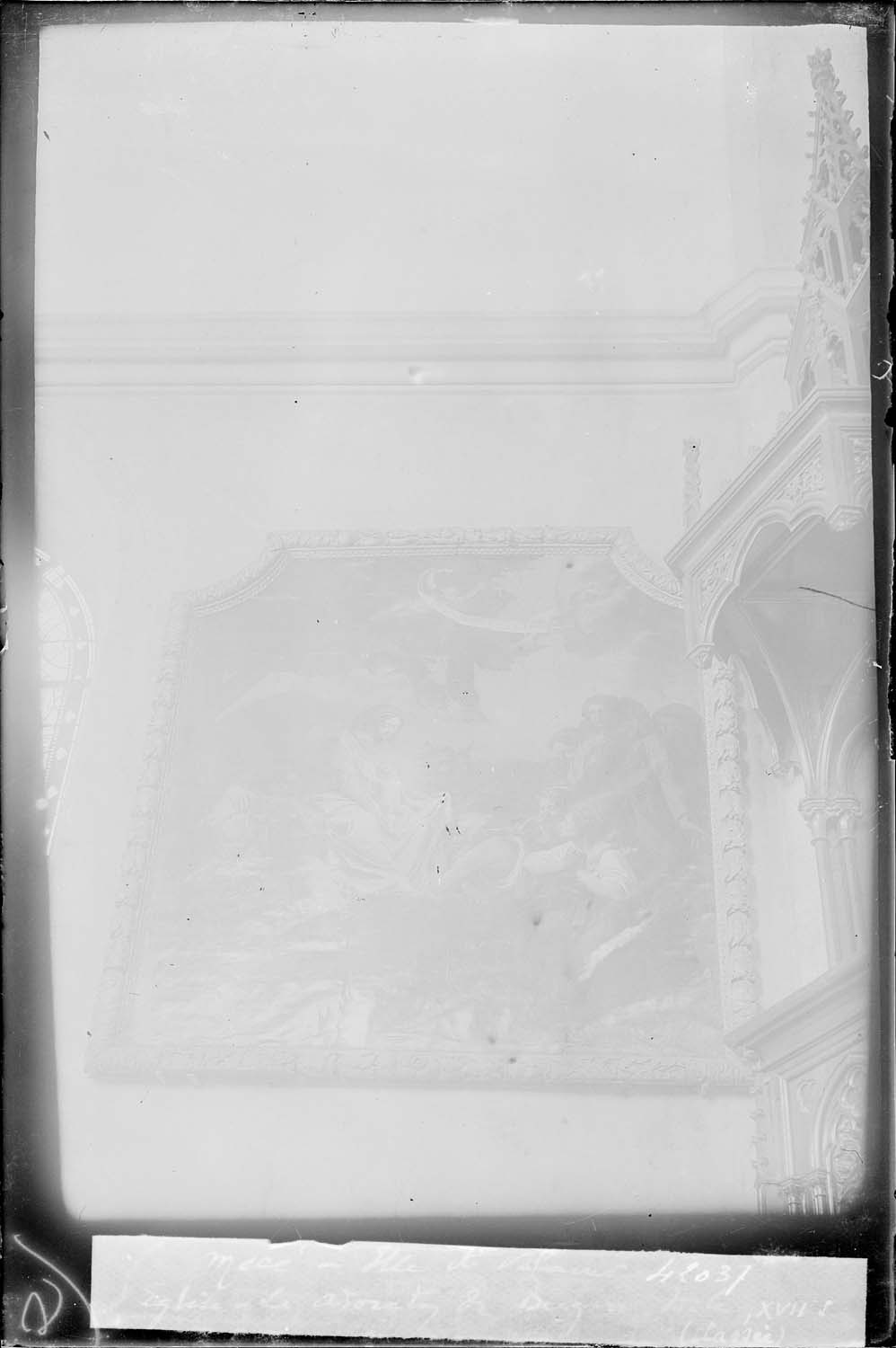 Tableau : Adoration des bergers - © Ministère de la Culture (France), Médiathèque du patrimoine et de la photographie, diffusion GrandPalaisRmn Photo