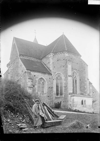 Abside et transept, au sud