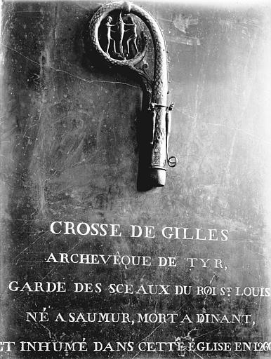 Crosse de Gilles, archevêque de Tyr