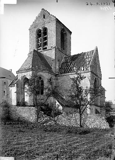 Abside, transept et clocher, au nord