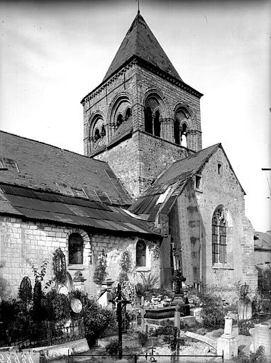 Transept et clocher, au sud