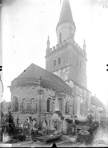 Clocher et abside, nord