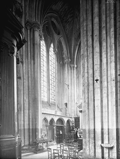 Bras nord transept, fenestrage