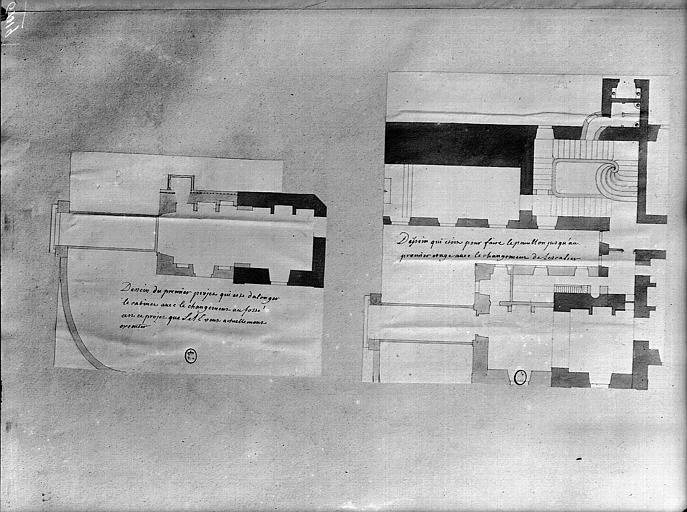 Pavillon, plan des projets