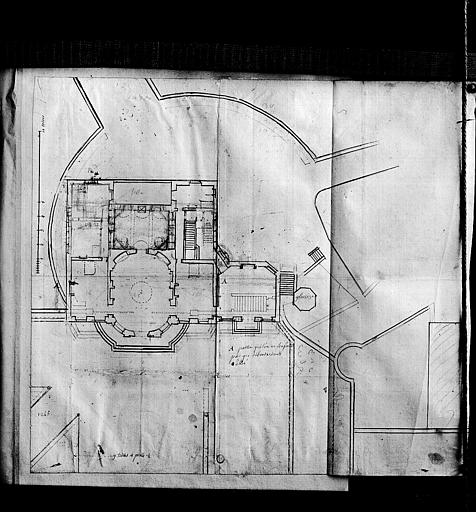 Pavillon des Bains, plan