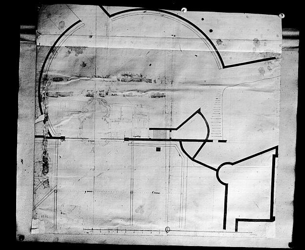 Pavillon des Bains, plan