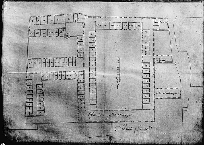 Plan du deuxième étage