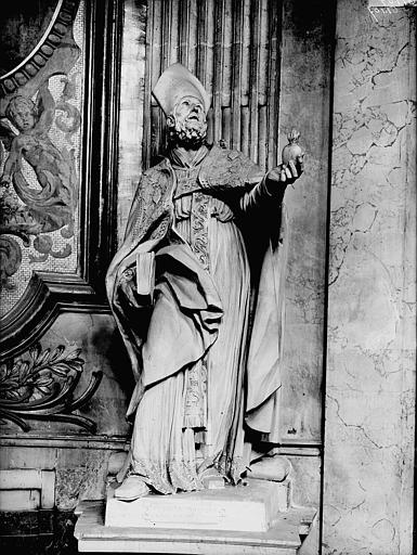 Statue provenant des Invalides, saint Augustin