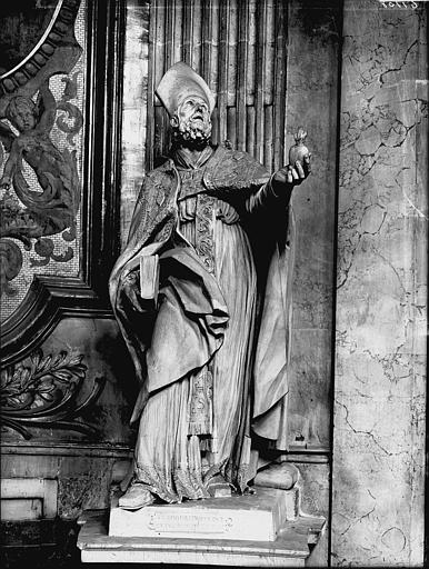 Statue provenant des Invalides, saint Augustin