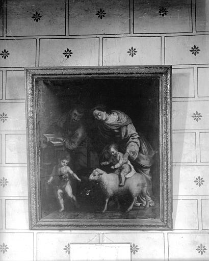 Tableau avec cadre classé, sainte Famille - © Ministère de la Culture (France), Médiathèque du patrimoine et de la photographie, diffusion RMN-GP