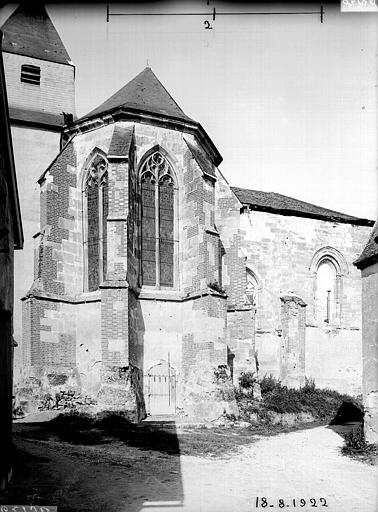 Abside et transept, au nord