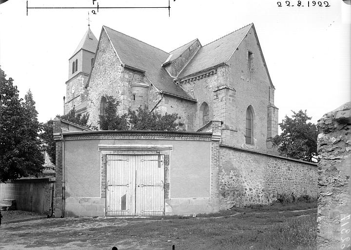 Abside et transept, au sud