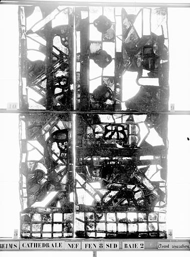 Vitrail, nef, fenêtre 8, au sud, baie 2, panneaux 4, 5, 9, 10