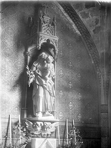 statue : saint Joseph et l'Enfant