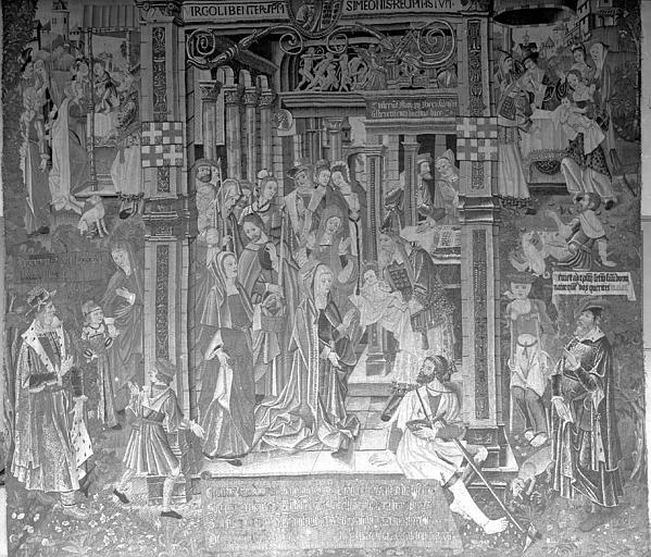 Tapisserie des Gobelins : Présentation au Temple