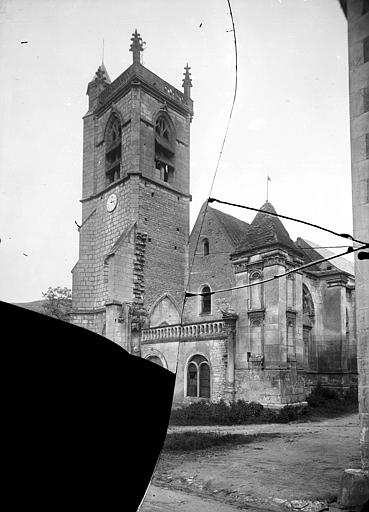 Clocher et façade ouest